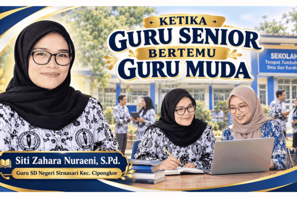 KETIKA GURU SENIOR BERTEMU GURU MUDA “Bukan Tentang Siapa yang Lebih Hebat, tetapi Tentang Apa yang Bisa Kita Bangun Bersama”